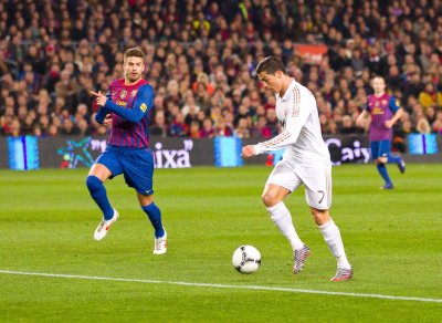 Fototapete Erbittertes sportliches Duell