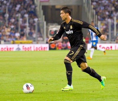 Fototapete Ronaldo vor dem Schießen