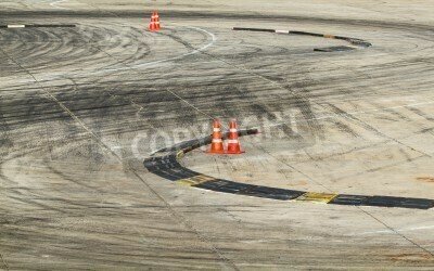 Fototapete Start des Bolidenrennens