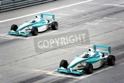 Fototapete Vorbereitungen für den Start