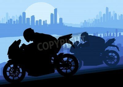 Fototapete Moto GP Rennen