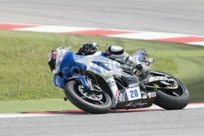 Fototapete Rennmotorrad