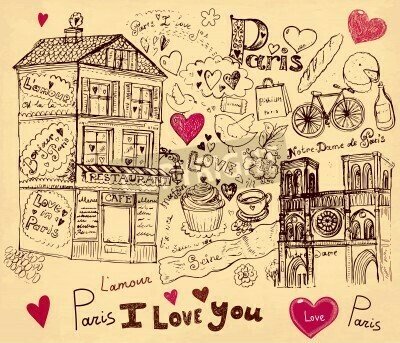 Fototapete Inspirationen aus Paris