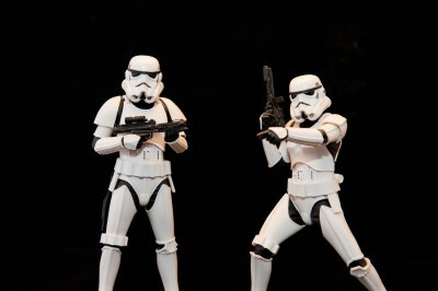 Poster Die weißen Soldaten des Films Star Wars