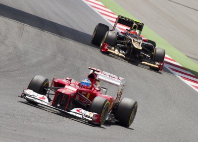 Fototapete Formel 1 Bolid-Rennen