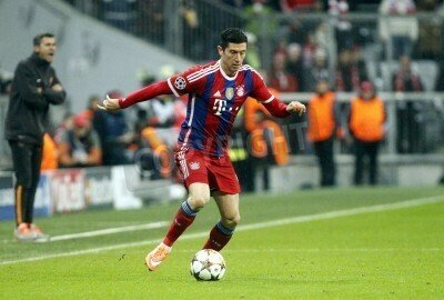 Poster Sportler von Bayern München