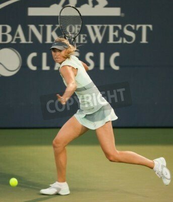 Fototapete Maria Sharapova während des Spiels