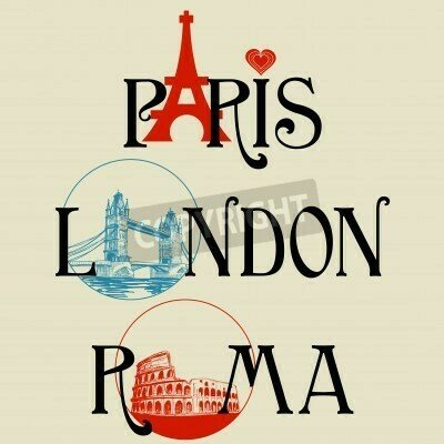 Bild Paris London Rom