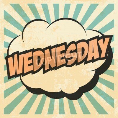 Fototapete Text in Sprechblase Pop Art