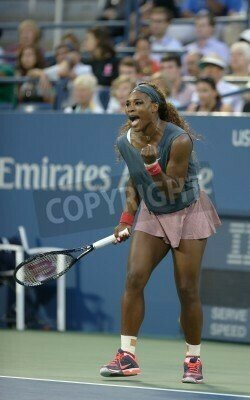 Fototapete Tennis Spiel auf dem Platz