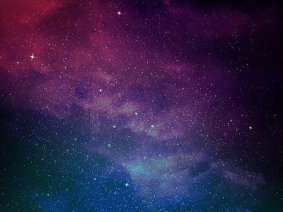 Fototapete Weltall voll von Sternen