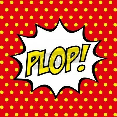 Fototapete Abbildung vor dem Hintergrund der Punkte