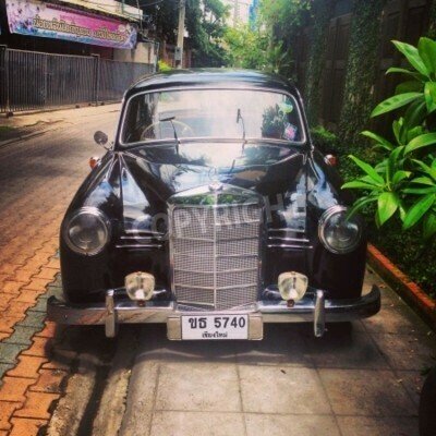 Fototapete Vintage Auto