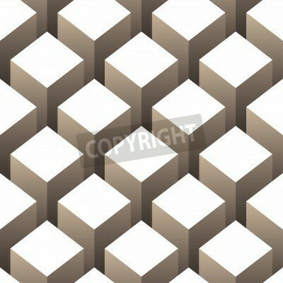 Fototapete Würfel 3D