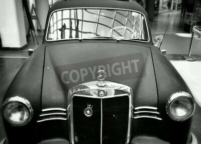 Fototapete Alter Mercedes