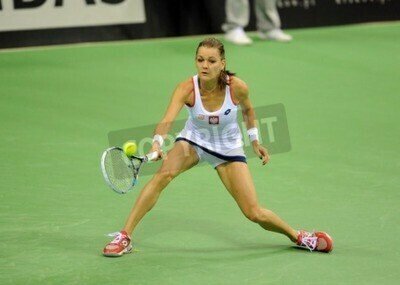 Fototapete Tennis Spiel von Agnieszka Radwańska