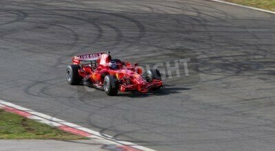 Fototapete Rennstreckentraining der Formel 1