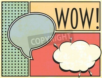 Fototapete Farbenfrohe Pop-Art-Grafik