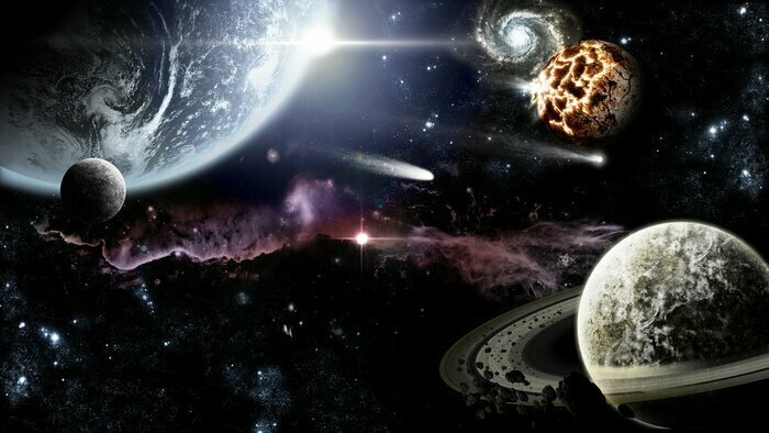 Fototapete Galassia lontana