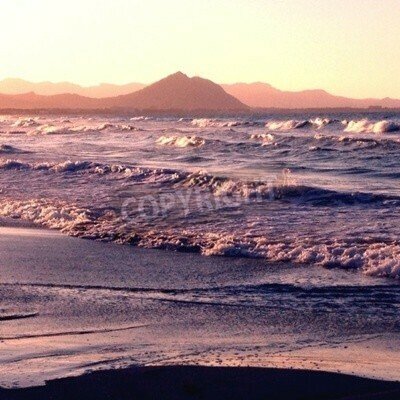 Fototapete Fotografie des Strandes und Meeres