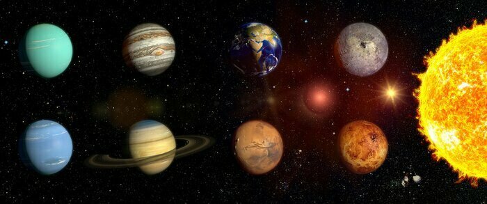 Sticker Planeten unseres Sonnensystems