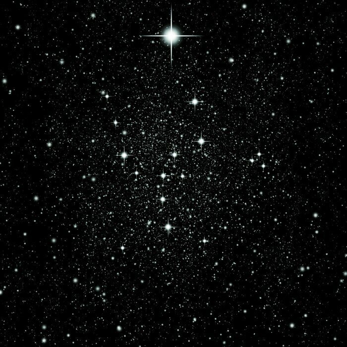 Sticker Helle Sterne im Weltraum