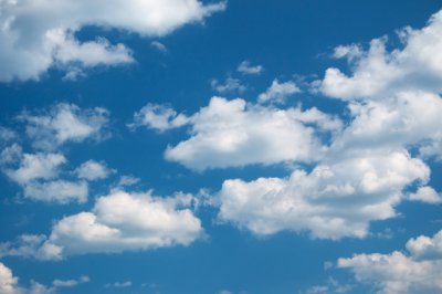 Fototapete Sommerhimmel mit Wolken