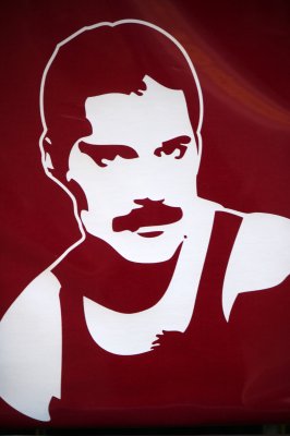 Poster Freddy Mercury, Berlin.