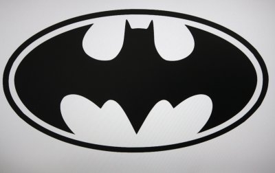 Fototapete Batman-Schild
