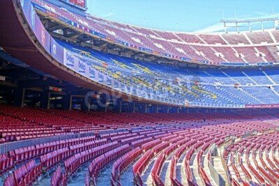 Fototapete Blick auf Camp Nou