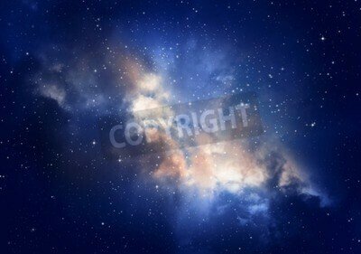 Fototapete Gestirnter Himmel