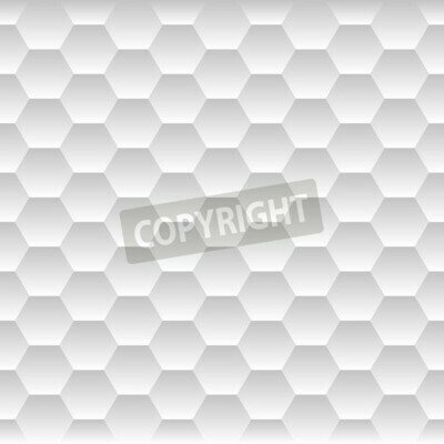 Fototapete Sechseckiges Mosaik 3D