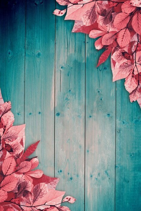 Sticker Herbstlaubmuster