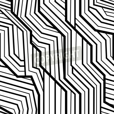 Fototapete Muster 3D im Art Deco-Stil