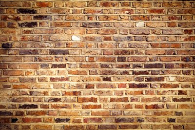 Fototapete Mauersteine in braunen Farben