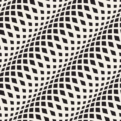 Fototapete Muster 3D mit Welle