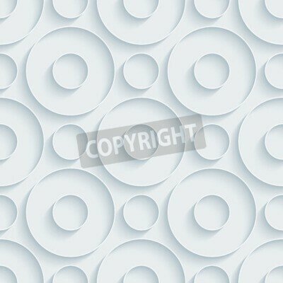 Fototapete 3D Kreise