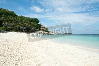 Fototapete Tropischer Strand und Ozean
