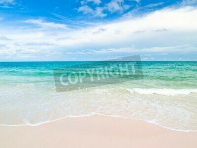 Fototapete Strand und türkisfarbenes Meer