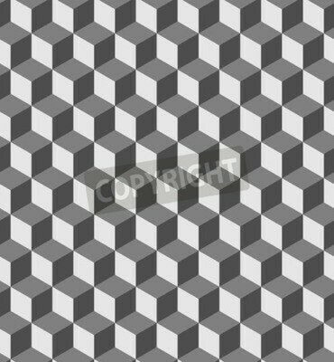 Fototapete Grafik 3D mit Kuben