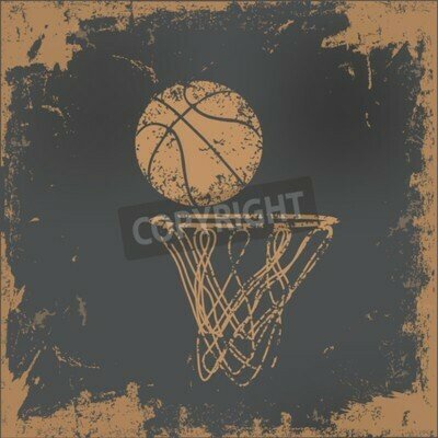 Bild Motiv mit Sport und Basketball