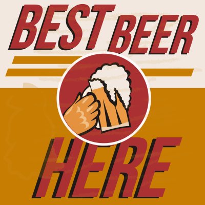 Poster Retro Vektor Muster